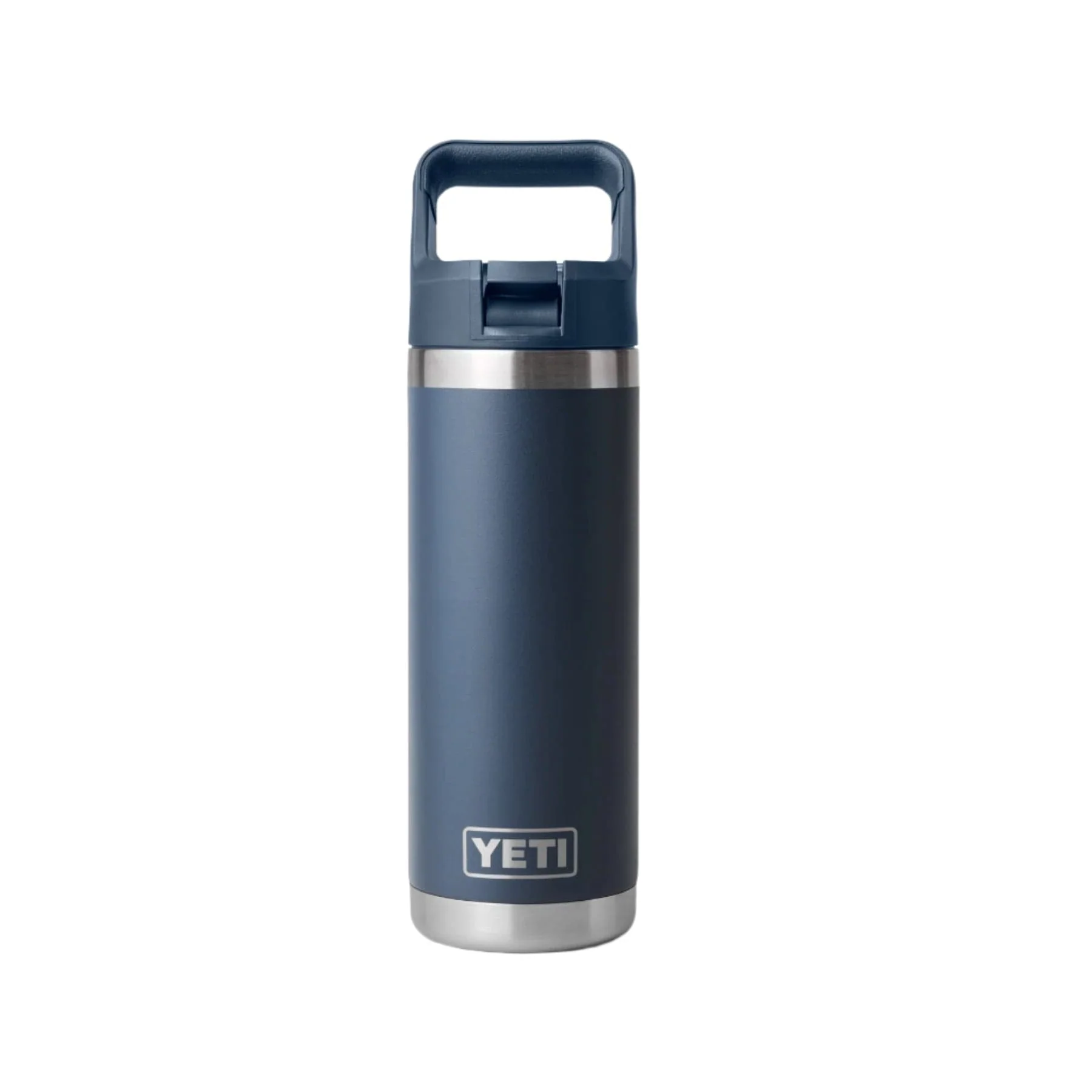 Rambler® 18oz (532ml) straw cap bottle navy