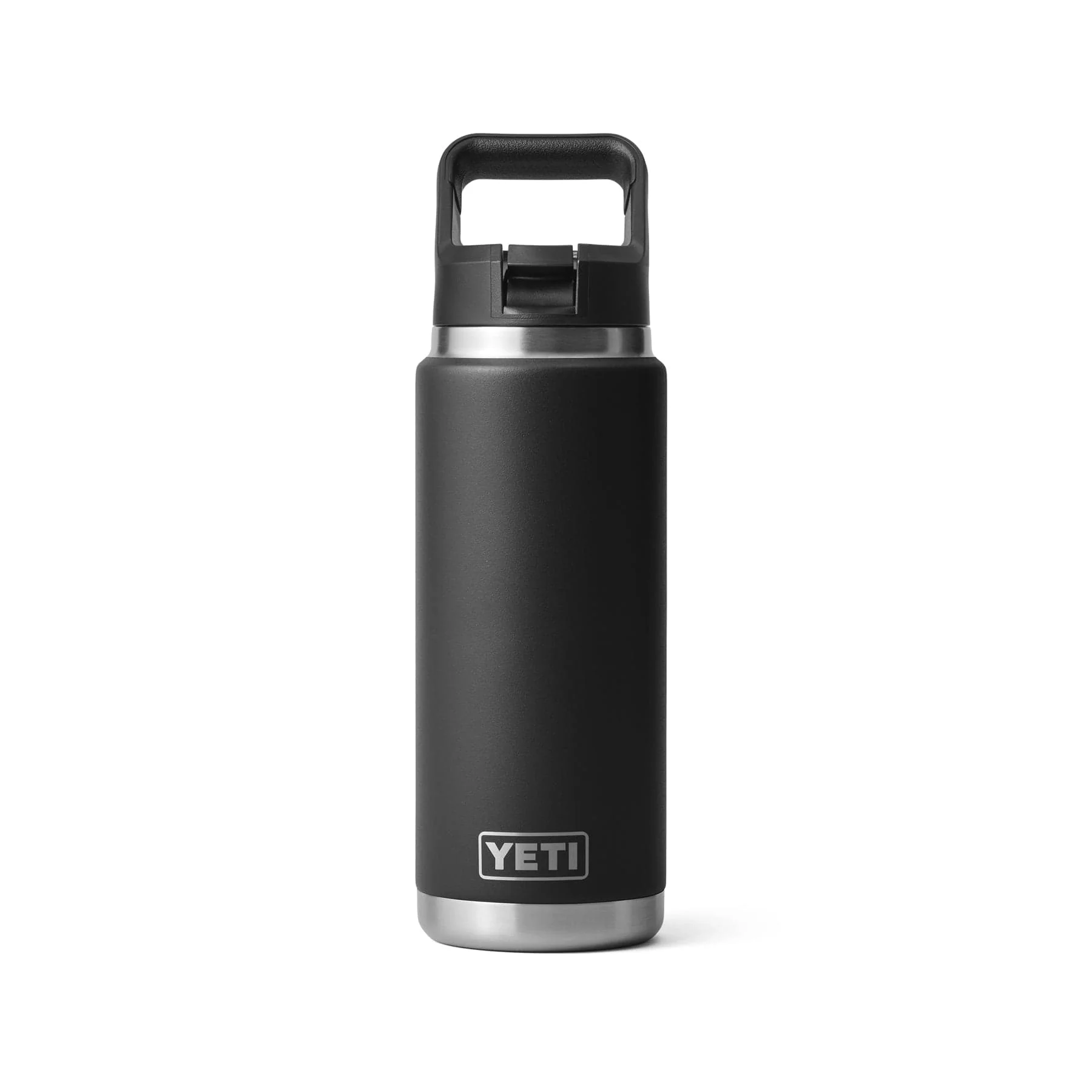 Rambler® 26oz (769ml) straw cap bottle black