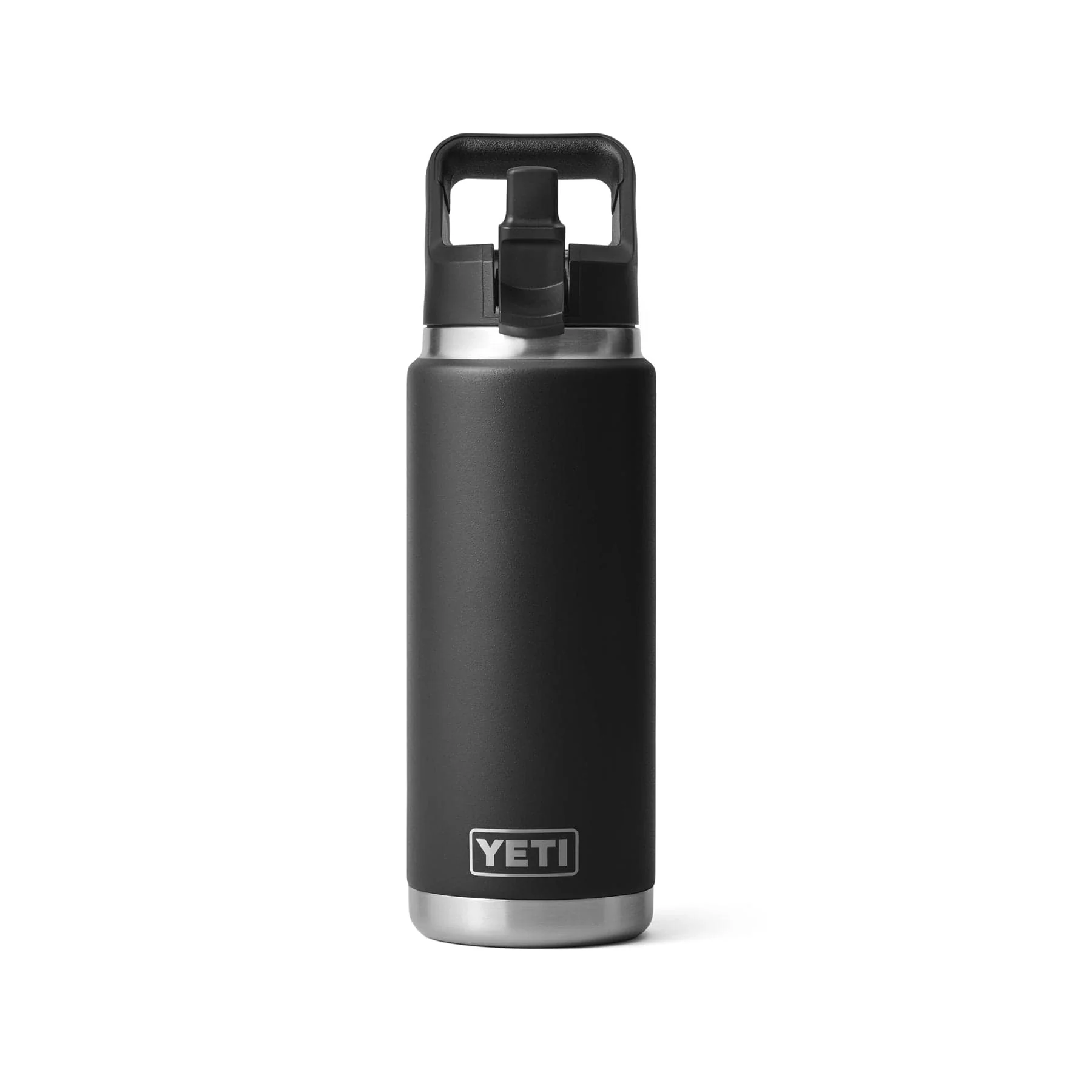 Rambler® 26oz (769ml) straw cap bottle black - Image 2