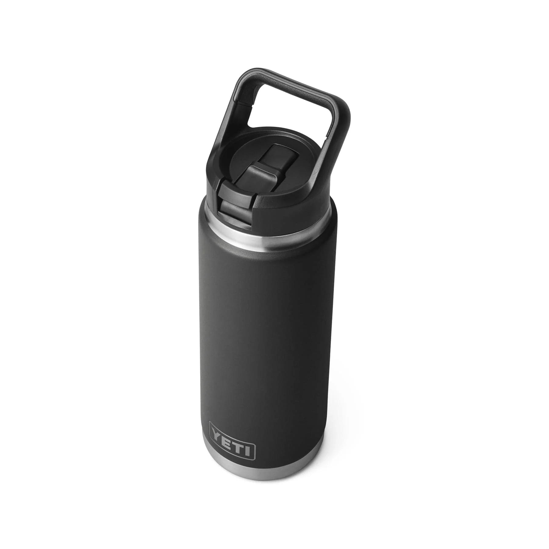 Rambler® 26oz (769ml) straw cap bottle black - Image 3