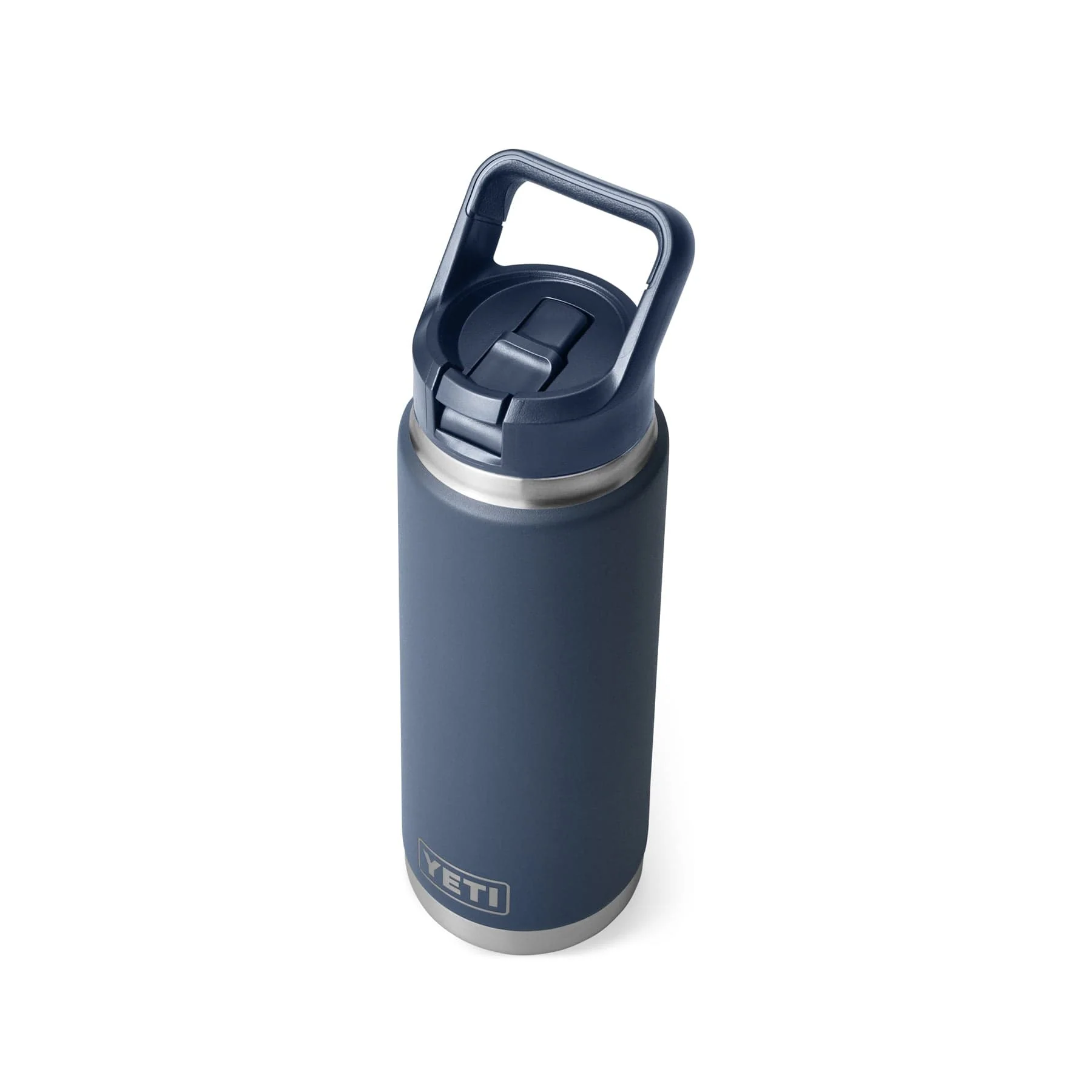 Rambler® 26oz (769ml) straw cap bottle navy - Image 3
